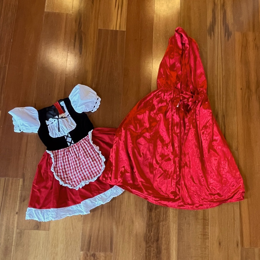 Adorable Little Red Riding Hood costume